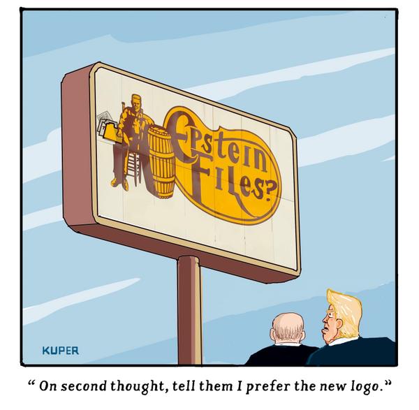 click or tap to zoom Cracker Barrel Logo and Trump