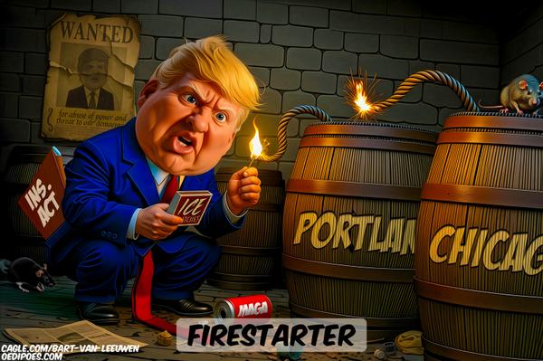 click or tap to zoom Trump lights the fuse