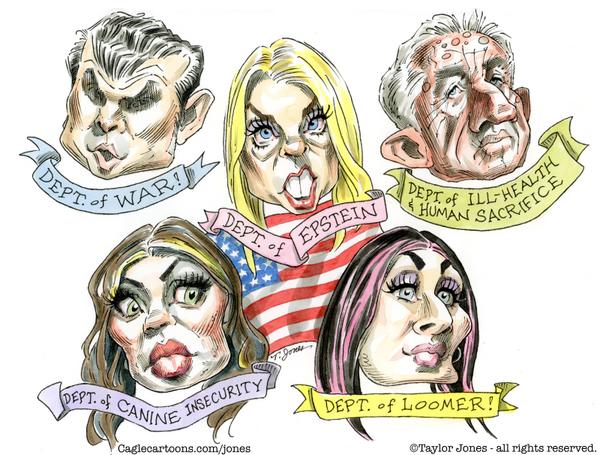 click or tap to zoom Trump Cabinet name changes