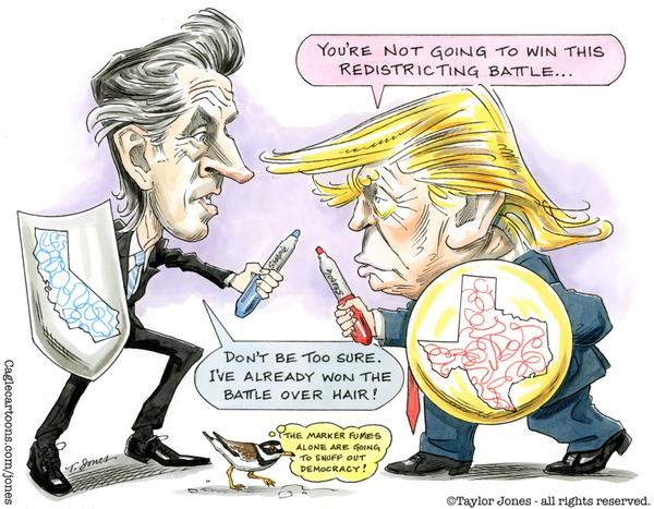 Redistricting - Newsom versus Trump