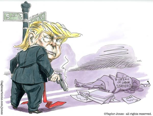 Trump fires labor statistics director