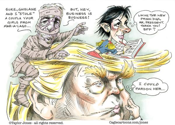 Trump, Epstein and Ghislaine Maxwell