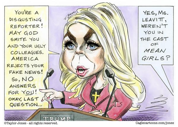 Press secretary Karoline Leavitt