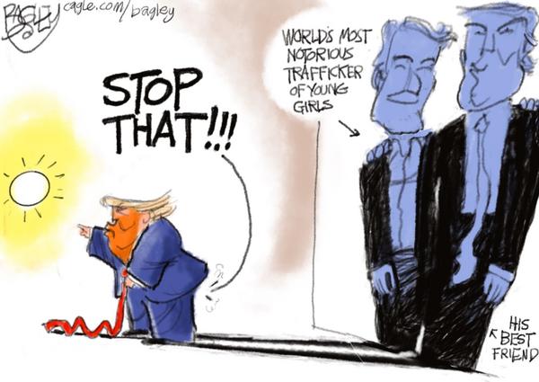 click or tap to zoom Trump Epstein BFFs