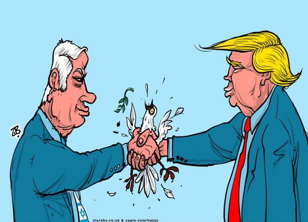 click or tap to zoom Trump Netanyahu Gaza Peace Plan