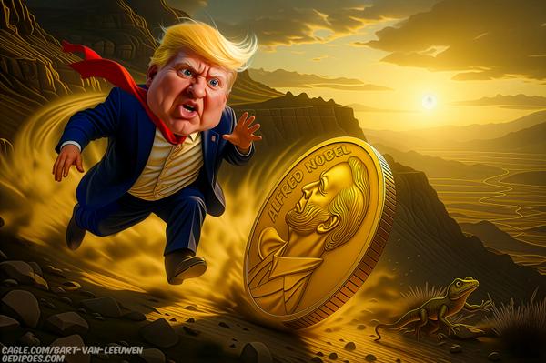 Trump running after Nobel Peace Prize