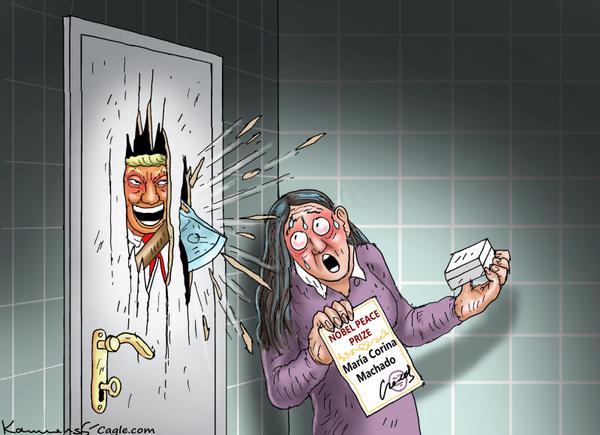 JEALOUS TRUMP OF MARIA CORINA MACHADO