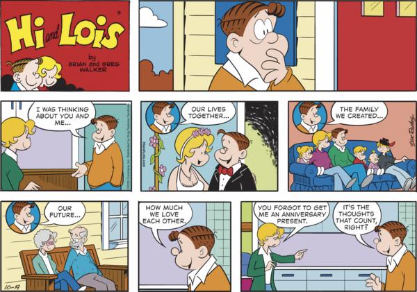 click or tap to zoom Hi and Lois 10/19/2025