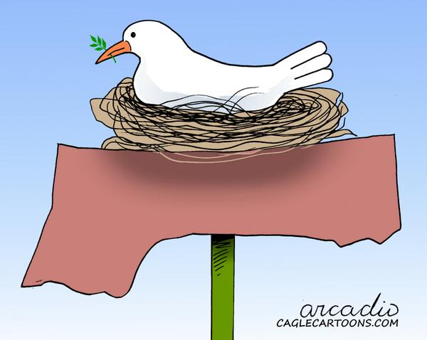 click or tap to zoom Gaza, new nest for peace.