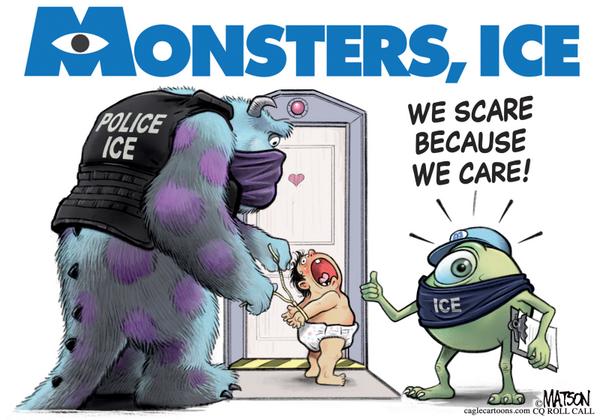 Monsters, ICE Zip Ties A Child
