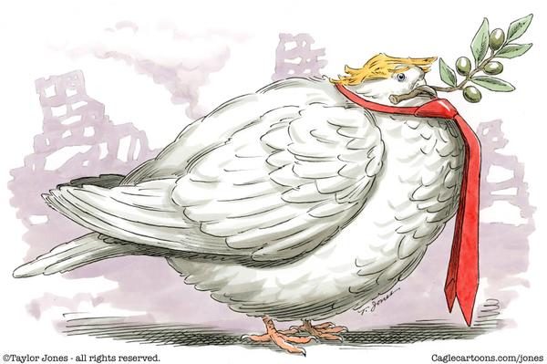 click or tap to zoom Trump the peacemaker