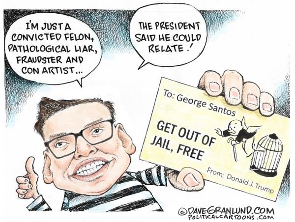 George Santos set free