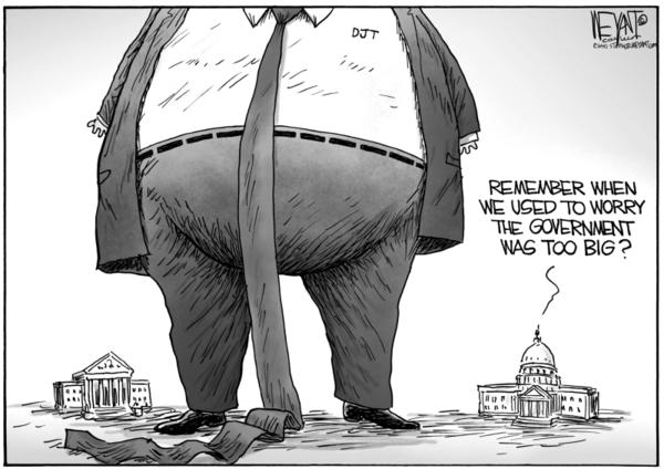 click or tap to zoom Small Government, Big Turmp