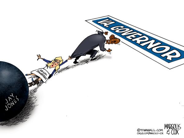 click or tap to zoom Spanberger Enlists Barack Obama to Save Campaign