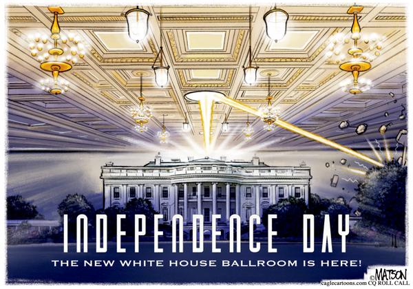 click or tap to zoom New Ballroom Destroys White House Complex