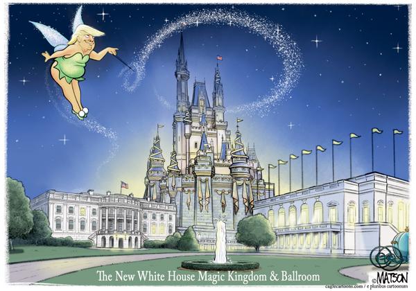 click or tap to zoom Trump White House Magic Kingdom And Ballroom
