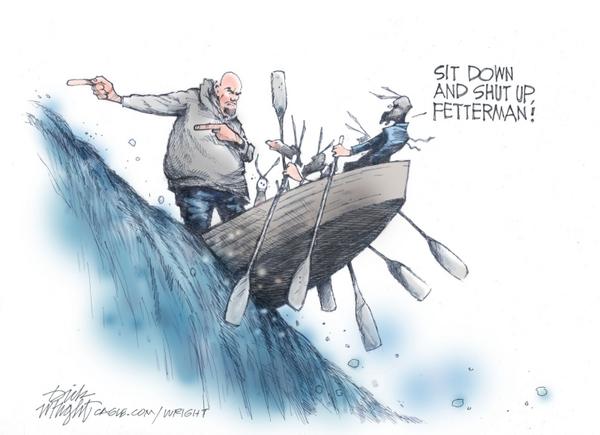 click or tap to zoom Fetterman Versus Democrats