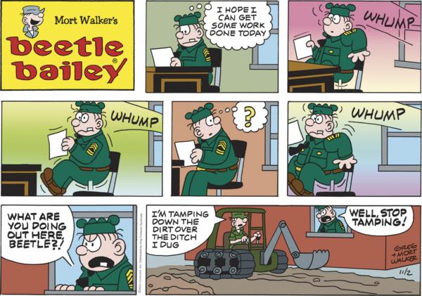 click or tap to zoom Beetle Bailey for 11/2/2025