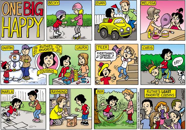 click or tap to zoom One Big Happy for 11/2/2025