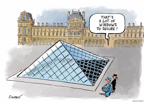 click or tap to zoom After the Louvre jewel heist