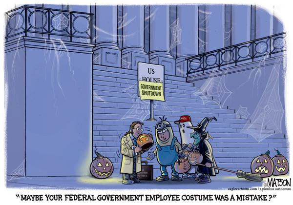 No Treats For Federal Government Workers