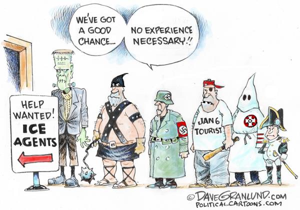 Help wanted ICE agents