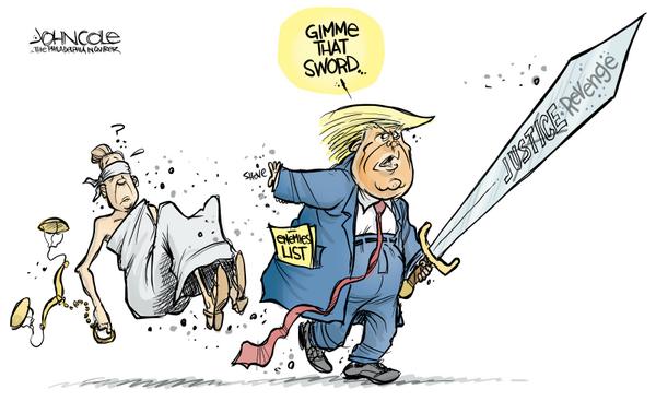 click or tap to zoom Trump orders prosecution of political enemies