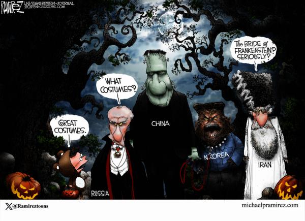 click or tap to zoom Michael Ramirez for 11/2/2025