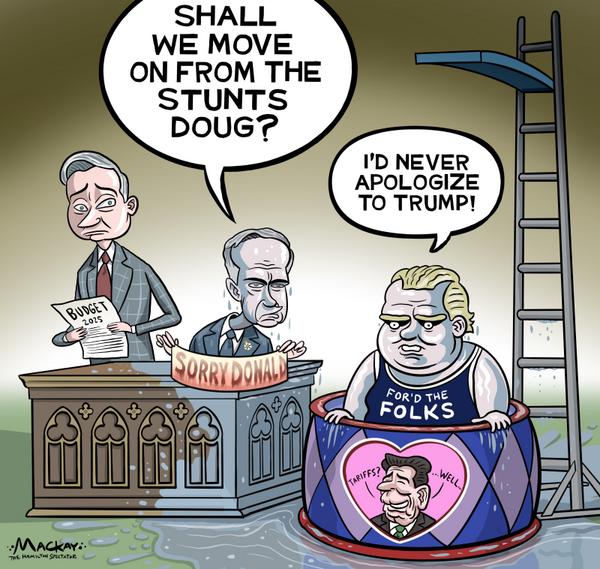 Carney wonders if Ford is done doing stunts