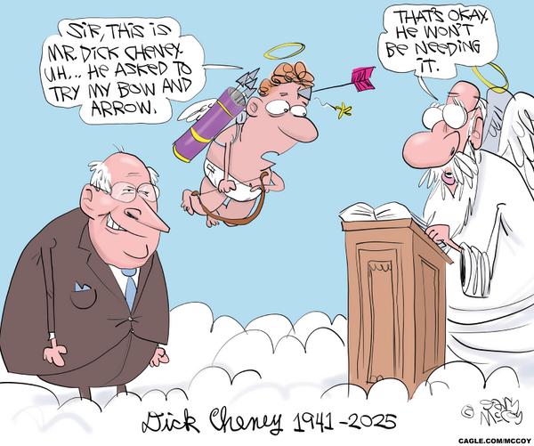 Dick Cheney In Heaven, Or...?
