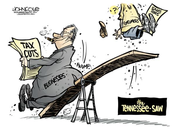 TN Business taxes vs sales taxes