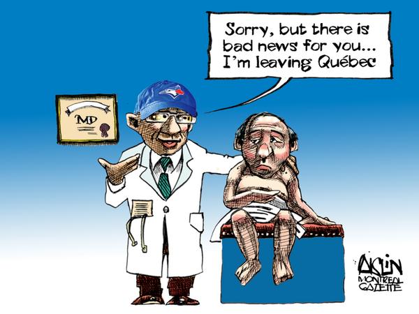 Leaving Quebec