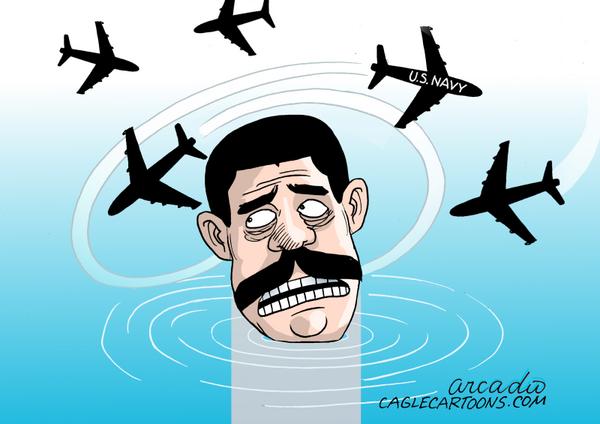 Maduro is surrounded by the U.S.