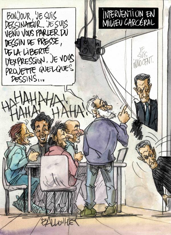 President Sarkozy in jail