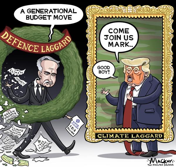 Carney lured into becoming climate laggard