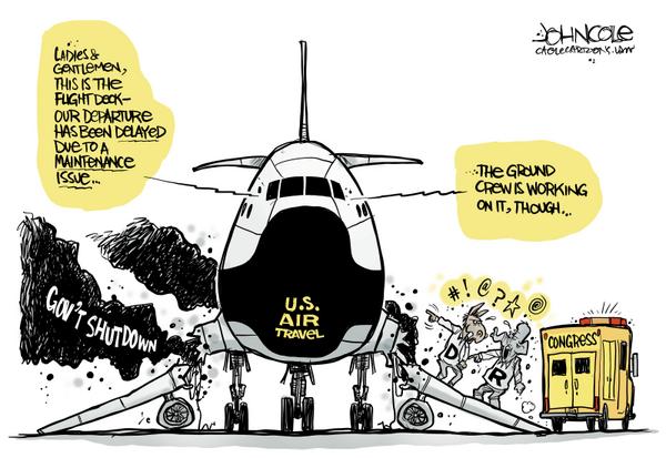 Shutdown airline delay