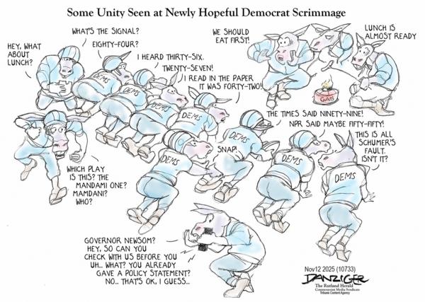 Jeff Danziger for 11/12/2025