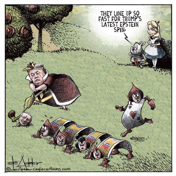 Republicans help Trump with ?Epstein