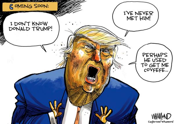 Trump distances himself from Trump