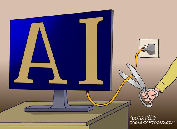 Humans still maintain control over AI.