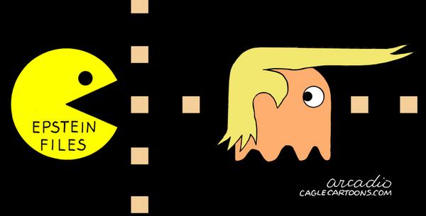 The Epstein files are chasing Trump.