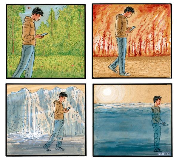 Distracted By Cell Phones From the World Around Us