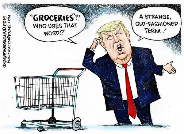 Trump and groceries