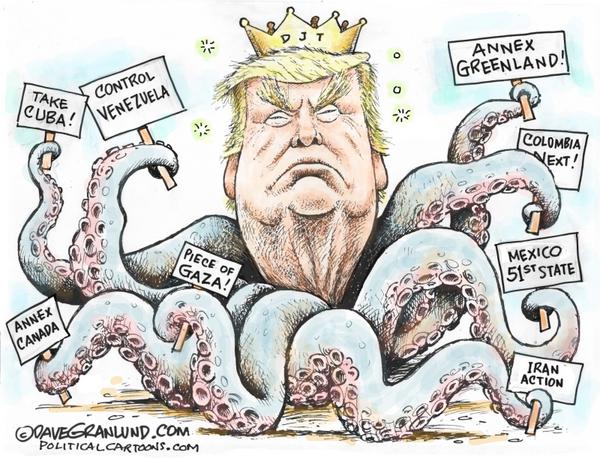 King Donald tentacles