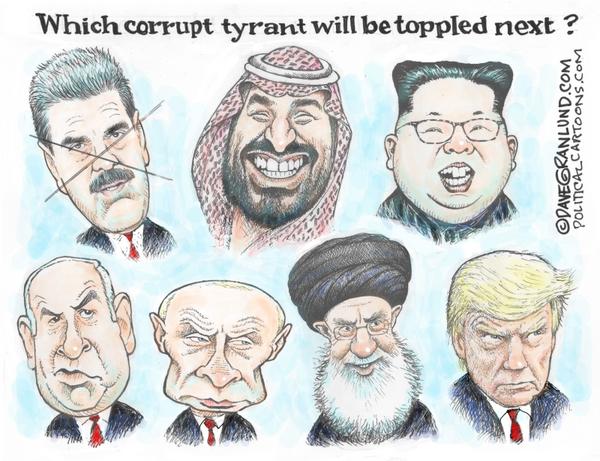 Toppling corrupt tyrants