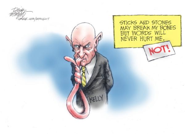 Sen. Kelly's Unwise Words
