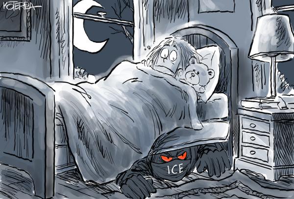 Monster under the bed
