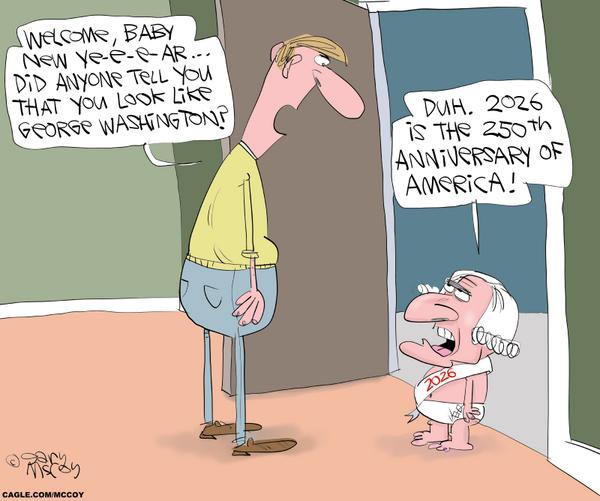 Baby New Year George Washington