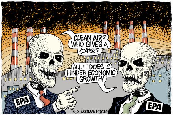 EPA Talking Skulls Hate Clean Air