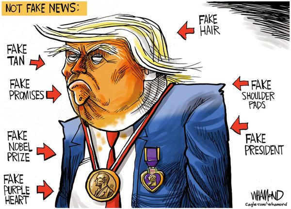 Trump accepts fake Nobel Prize